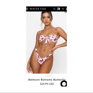 White Fox Butterfly Bikini